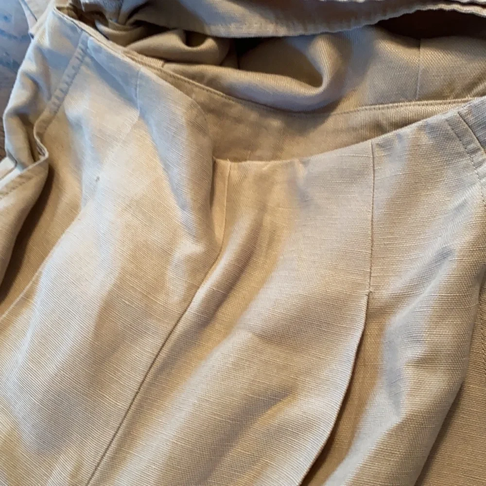 Wilfred Brax Linen Cut Out Jumpsuit beige